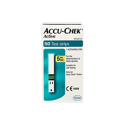 Que Thử Đường Huyết Accuchek Active 50 (Lọ 50 Que)