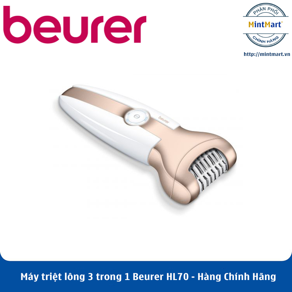 Máy Triệt Lông 3 Trong 1 Beurer Hl70 - Hàng Chính Hãng