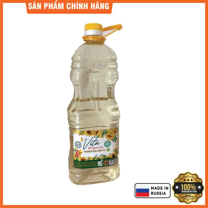 Nhập khẩu chính hãng -  Dầu hướng dương Vita Organica loại Premium 2L