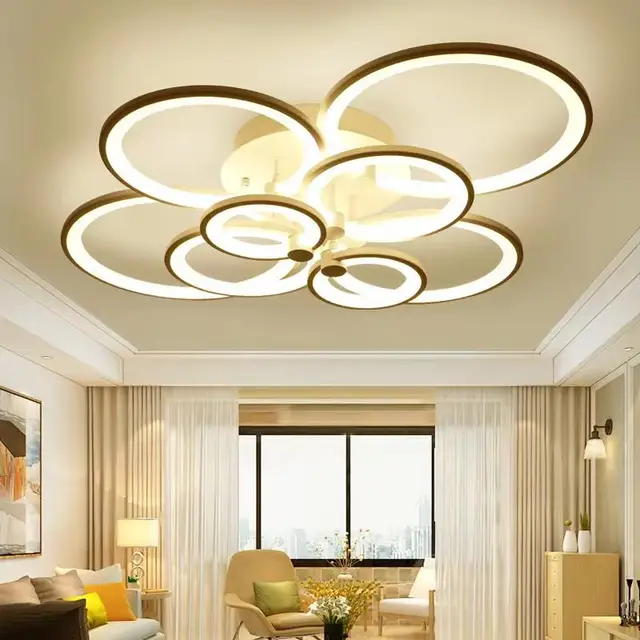 Đèn Ốp Trần Đèn Trần Trang Trí Phòng Khách Phòng Ngủ Trần Thạch Cao 3 Chế Độ Sáng Có Kèm Điều Khiển Từ Xa - Bảo Hành 2 Năm