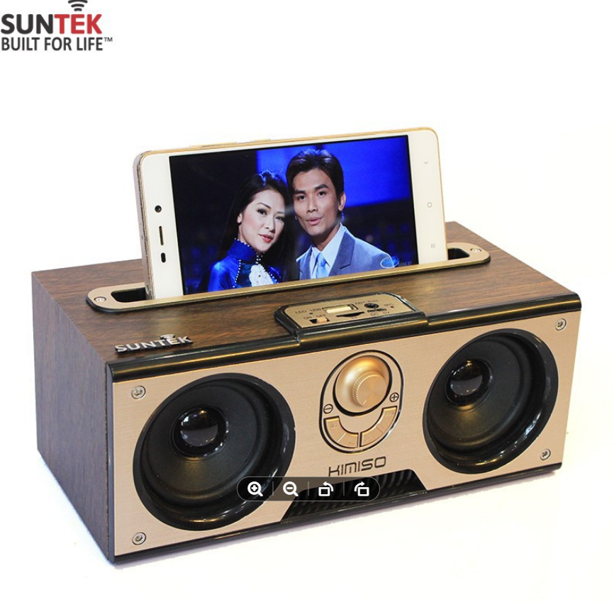 Loa Bãi Nhật Loa Bluetooth Hàng Bãi Nội Địa Nhật Loa bluetooth 20W KIMISO KM-7 hỗ trợ FM/AUX/USB/TF/