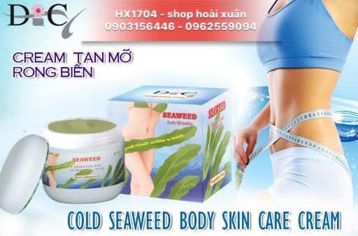 [Hcm]Kem Tan Mỡ Toàn Thân Tinh Chất Rong Biển Dc Seaweed - Kem Massage Tan Mỡ Lạnh - Hx1704 - Làm Đẹp / Chăm Sóc Cá Nhân / Tắm & Chăm Sóc Cơ Thể / Cải Thiện & Chăm Sóc Cơ Thể