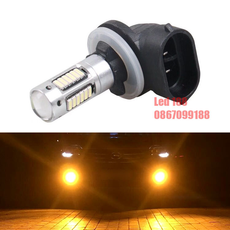 Đèn pha Gầm Led H27- 881 30W Kia Morning kia Caren Huyndai Gez picanto giá bán 1 bóng