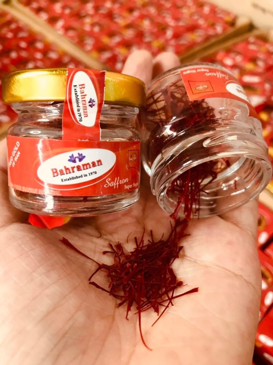 NHỤY HOA NGHỆ TÂY Saffron Tak Momtaz  IRAN CHÍNH HÃNG LOẠI 1  HỘP 1GR - Wangji