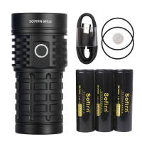 Sofirn Q8 Plus Đèn Pin LED Siêu Mạnh 16000lm Cổng Sạc USB Type-C Tiện Dụng Sạc Ngược Cho Điện Thoại 21700 Anduril 2.0 Torch CREE XHP50B