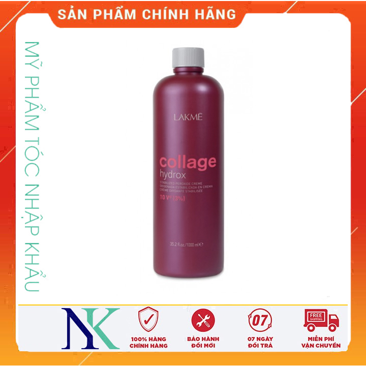 [Hcm]Kem Trợ Nhuộm Oxy Lakme Collage 10 20 30 40 Vol 1000Ml