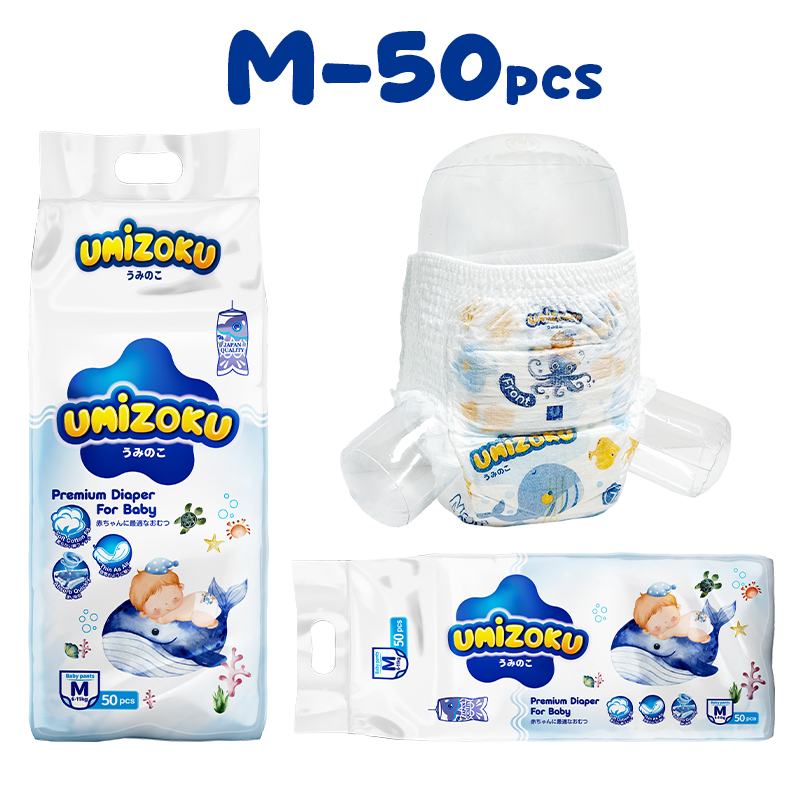 Tã quần UMIOZOKU size lớn M50/L50/XL50/XXL50/XXXL50/XXXXL50 quần tã