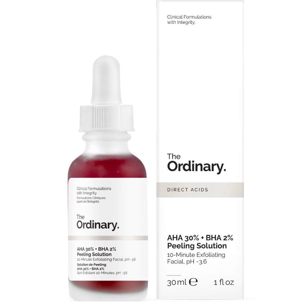 [Hcm]The Ordinary Aha 30%+Bha 2% Peeling Solution 30Ml Serum Thanh Lọc Da Hỗ Trợ Làm Giảm Mụnmờ Thâm