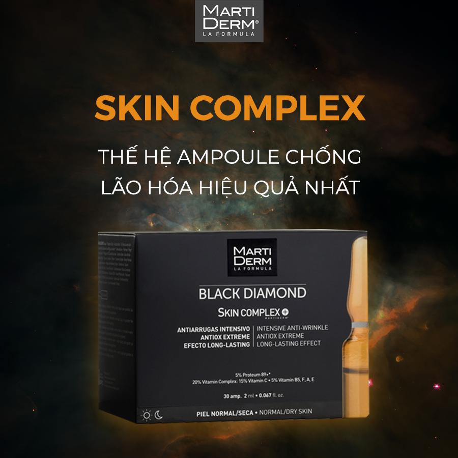 [Hàng Chính Hãng] Ampoule Chống Oxy Hoá Trẻ Hóa & Làm Sáng Da 5% Proteum 89+ 15% Vitamin C - Tech - Martiderm Black Diamond Skin Complex Advanced