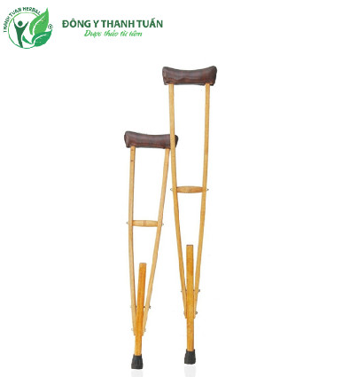 Nạng Chống Nách Bằng Gỗ (1 Cây) – Chăm Sóc Chấn Thương Sau Tai Nạn Hoặc Tai Biến