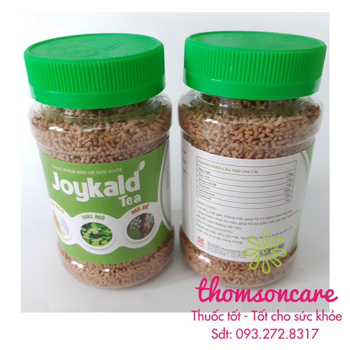 Trà râu ngô rau má Joykald – hỗ trợ lợi tiểu thanh nhiệt ngăn ngừa sỏi thận lọ 150g bột hòa tan tán sỏi