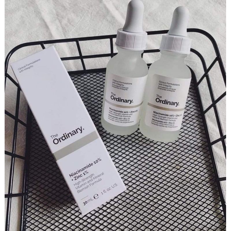 Serum Trị Mụn Trắng Sáng Da The Ordinary Niacinamide 10% + Zinc 10% Cam Kết Hàng Đúng Mô Tả Chất Lượng Đảm Bảo An Toàn Đến Sức Khỏe 