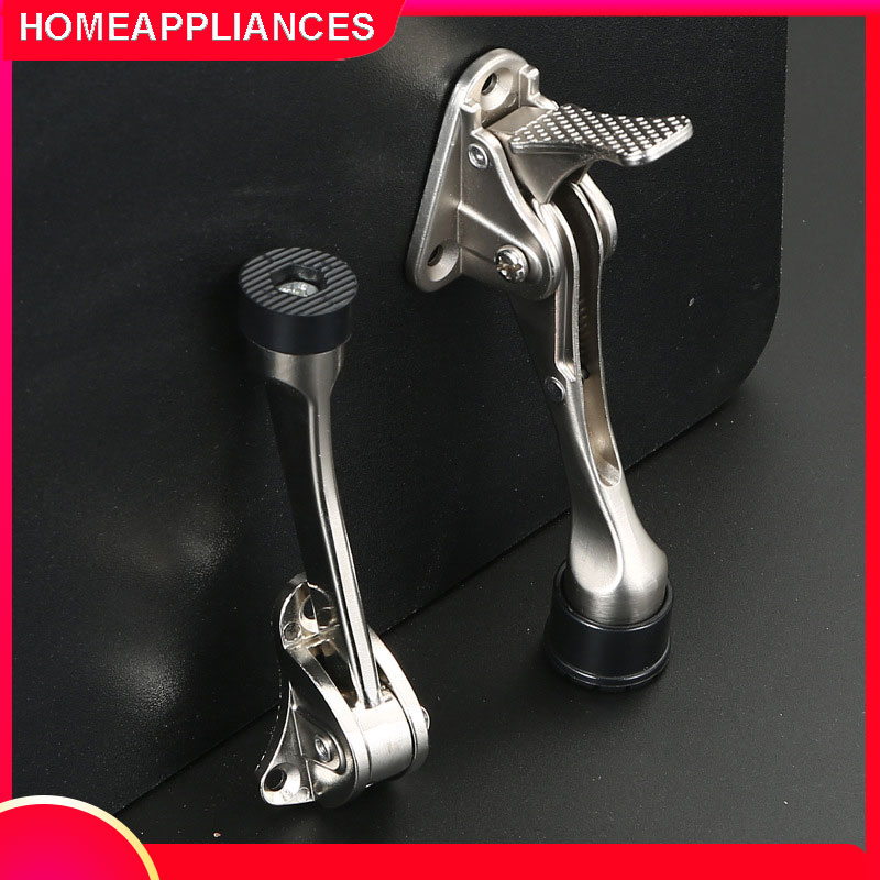 Chặn cửa móng ngựa inox có lẫy gạt Thanh chặn cửa chống va đập Chắn cửa inox
