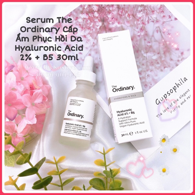 Serum Cấp Ẩm Phục Hồi Da The Ordinary Hyaluronic Acid 2% + B5 30Ml Cam Kết Sản Phẩm Đúng Mô Tả Chất Lượng Đảm Bảo