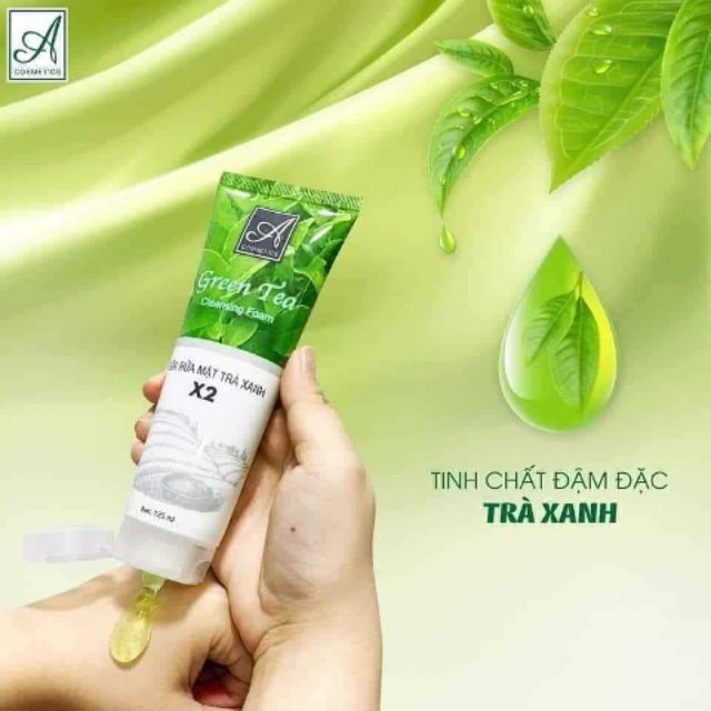 [HCM]Sửa Rửa Mặt Trà Xanh X2 ACosmetics Hàng Chính Hãng