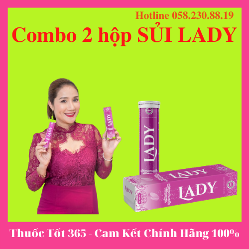 [Hcm]Combo 2 Hộp Viên Sủi Lady Tăng Vòng 1 Chính Hãng - Taphar