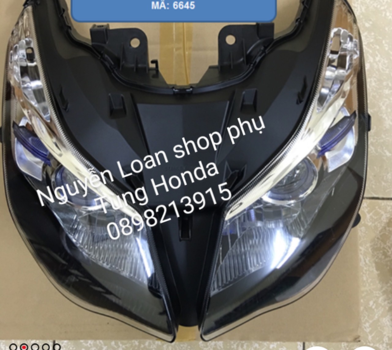 Đèn pha trước xe Air Blade 125 đời 2012-2014 zin chính hãng honda