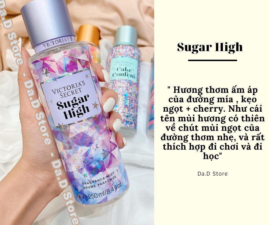 Xịt Thơm Victorias Secret  High Sugar