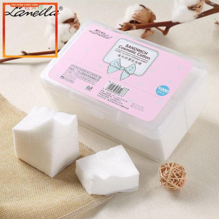 [HỘP Bông Tẩy Trang Laneila Hộp 1000 Miếng 32K [HỘP Bông Tẩy Trang Laneila Hộp 1000 Miếng 32K