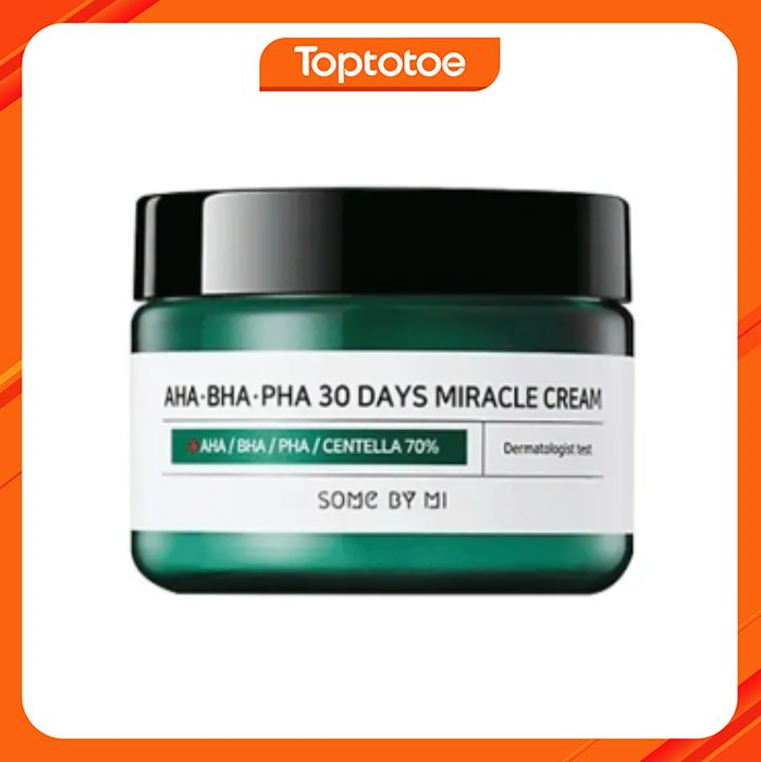 Kem Dưỡng Dành Cho Da Mụn Some By Mi Aha Bha Pha 30 Days Miracle Cream 60G