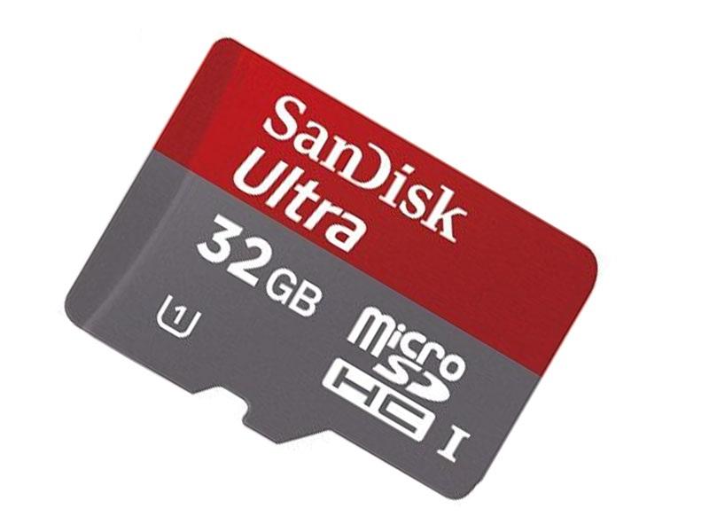 (HCM)THẺ NHỚ MICRO SD SANDISK 32GB MOBILE RTL PR Thẻ nhớ 32G SanDisk Ultra Class 10 80Mb/s + 01 Áo t