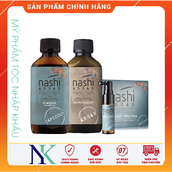 [Hcm]Bộ Sản Phẩm Chống Rụng Kích Thích Mọc Tóc Nashi Dùng Tại Nhà