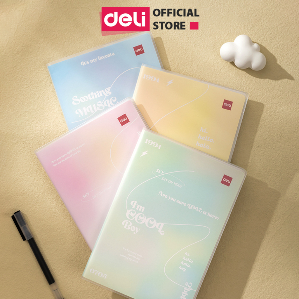 Sổ Còng kèm ruột giấy refill A5 B5 A6 DELI sổ tay học sinh làm planner bullet journal - Lõi ô ly/kẻ 