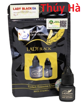 [Hcm]Keo Nối Mi Lady Black Chính Hãng Hàn Quốc