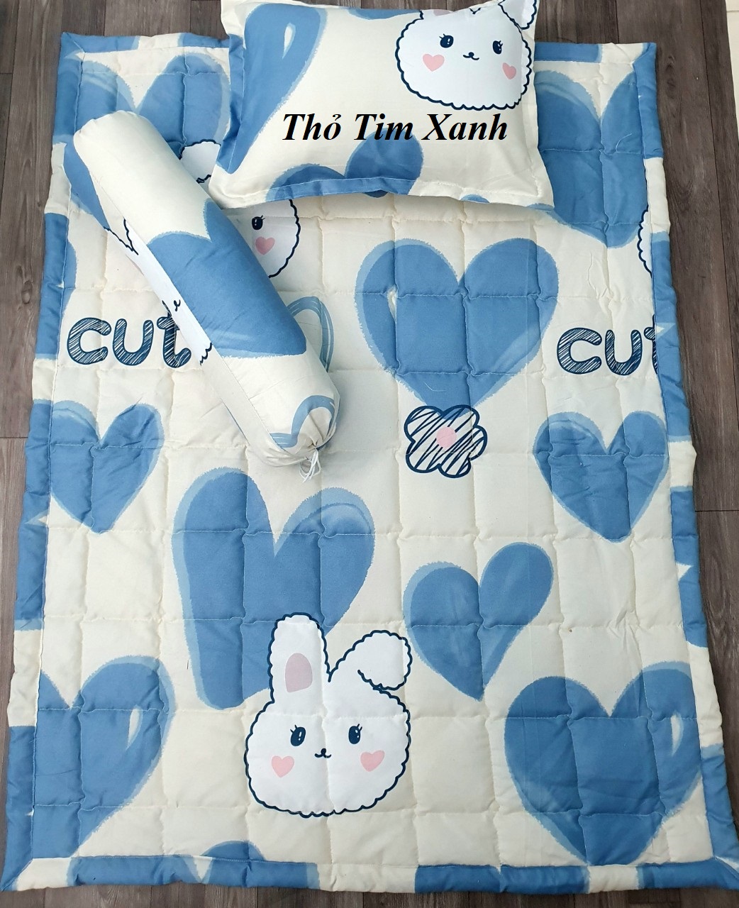 [Hot Trend] Bộ chăn mền gối nằm gối ôm mẫu Dâu Tây Hồng cho bé đi học mầm non tiểu học hoạt hình ngộ