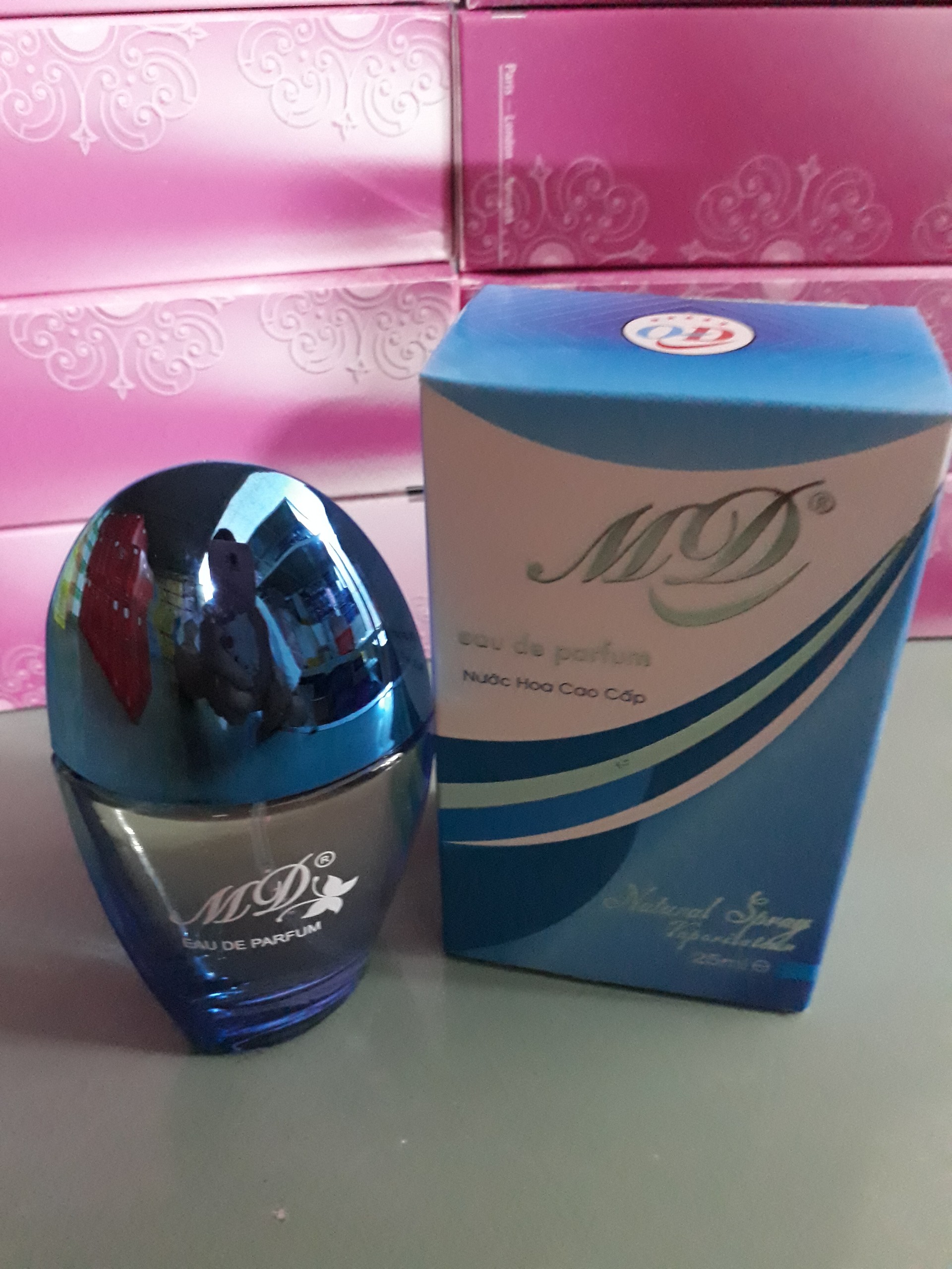 Nước Hoa Quang Đức Md Xanh Dương 25Ml