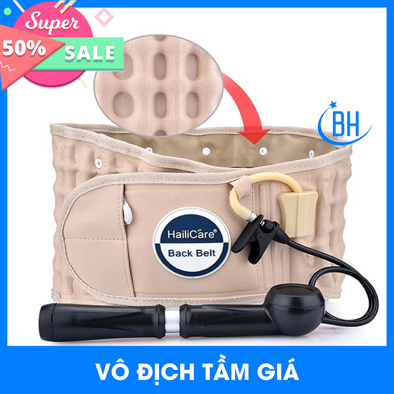 Đai Hơi Kéo Dãn Cột Sống⚡️???? ????⚡️Đai Hơi Thắt Lưng Haili Care?Bh 24 Tháng?Giúp Điều Trị Đau Lưng Tại Nhà