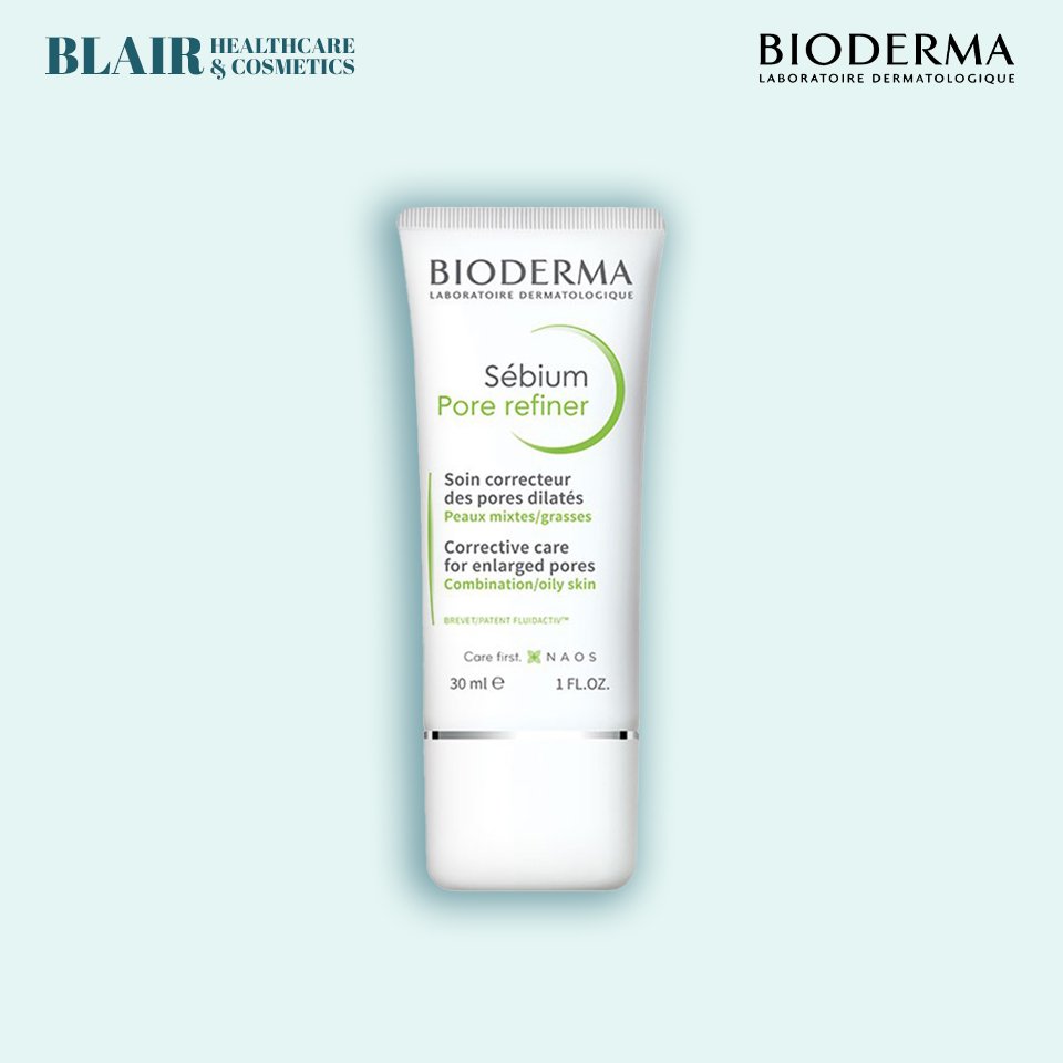 Kem Làm Se Khít Lỗ Chân Lông Và Giảm Dầu Cho Da Nhờn Bioderma Sebium Pore Refiner 30ml
