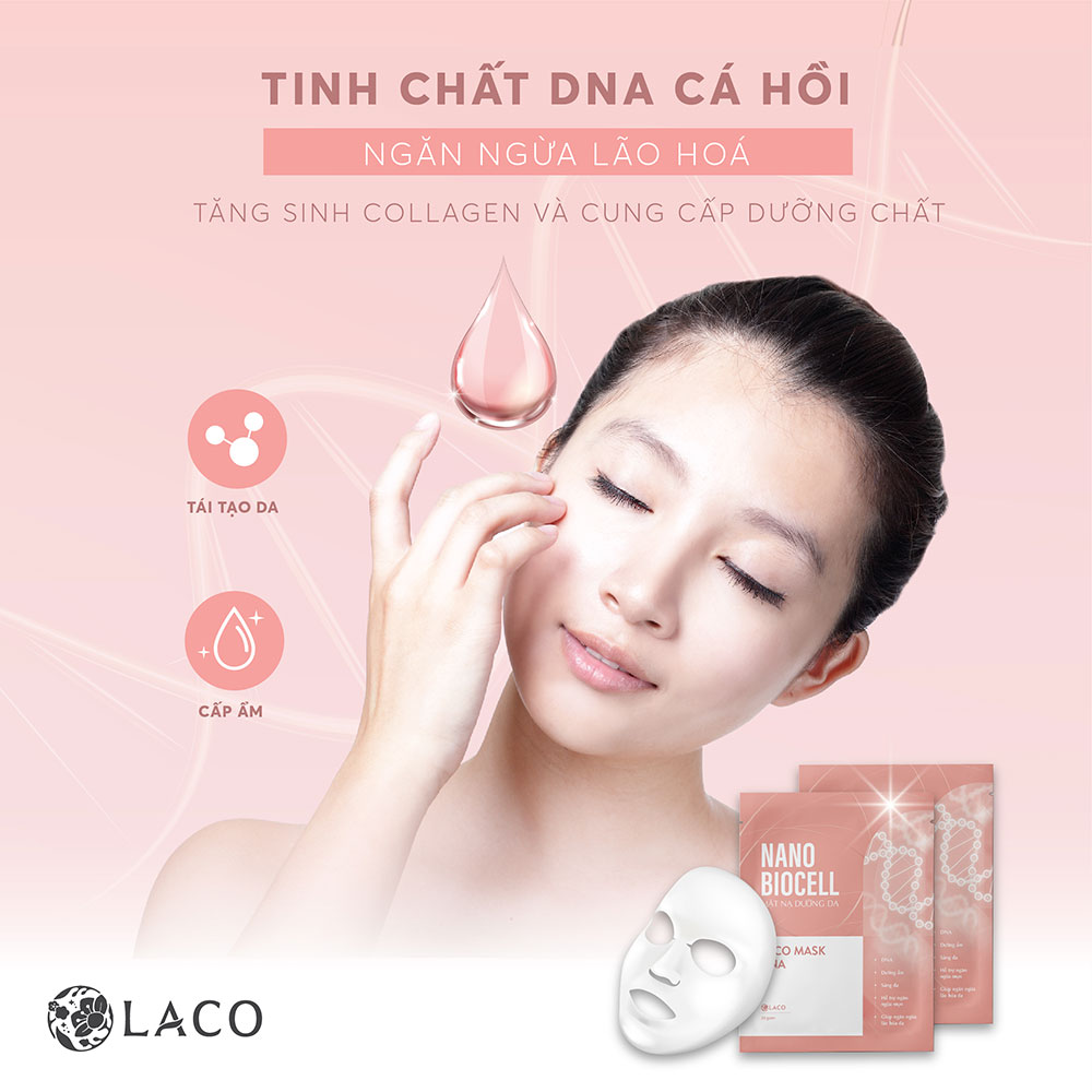 [Chính Hãng] Combo 06 Miếng Mặt Nạ Sinh Học Nano Biocell - 06 Miếng