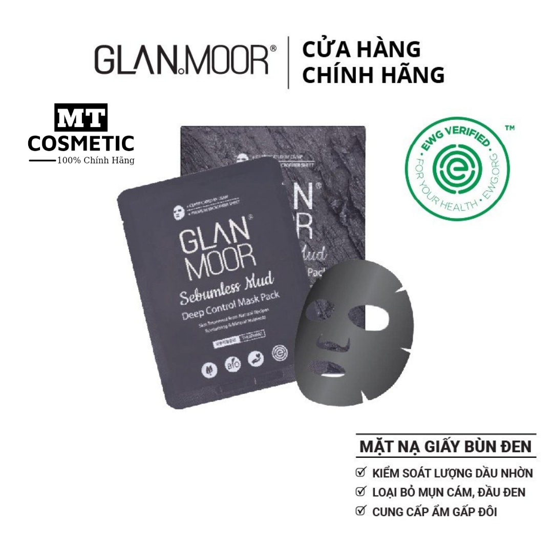 Mặt Nạ Cấp Ẩm Glan Moor Shining Mask Pack 25G 5 Miếng - Mặt Nạ Glanmoor - Trắng Da - Mờ Thâm Mụn - Cấp Ẩm - Hàn Quốc