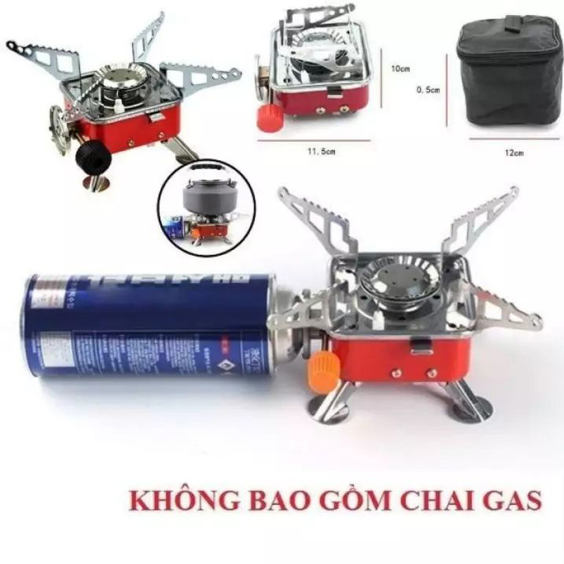 Bếp Gas Mini Xếp Gọn Du Lịch Chống Cháy Nổ ( Không kèm bình) đủ loại