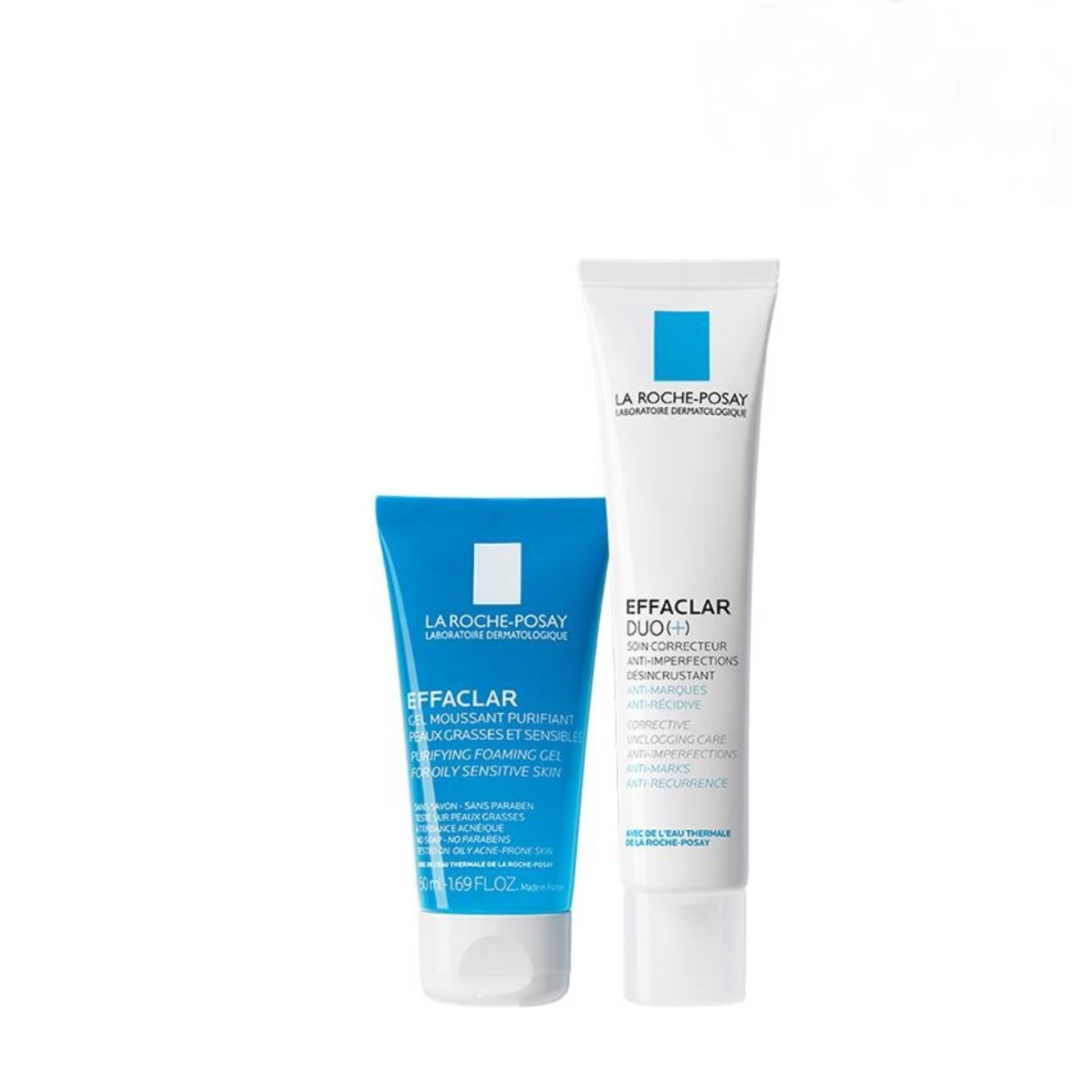 [HCM](Mua 1 Tặng 1) Kem Dưỡng Giảm Mụn Ngừa Vết Thâm Se Nhỏ Lỗ Chân Lông La Roche-Posay Effaclar Duo+ 40ml Tặng  Gel Rửa Mặt Dành Cho Da Dầu Nhạy Cảm La Roche-Posay Effaclar Purifying Foaming Gel 50ml
