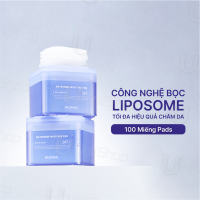 Mediheal Miếng Bông Ẩm 100 Miếng - Cải Thiện Sắc Da & Tăng Cường Độ Ẩm Công Thức Đa Thành Phần Dưỡng Sâu - Phục Hồi Da Thiếu Ẩm & Xỉn Màu  Cấp Ẩm Tức Thì & Làm Đều Màu Da