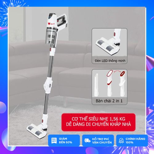 Máy hút bụi cầm tay không dây VIKIT M1 - Dung lượng 800ml, pin Lithium 2500mAh