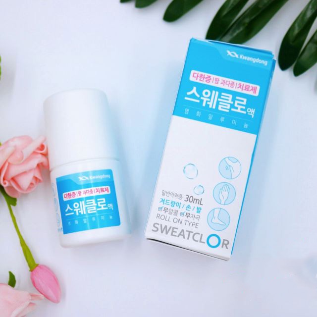 Lăn khử mùi Sweatclor Kwangdong hàn quốc chính hãng giúp khử hôi ch và mồ hôi vĩnh viễn