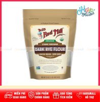 Bột Lúa Mạch Đen Hữu Cơ Nguyên Cám Bob’s Red Mill 567g – Bob’s Red Mill Organic Stone Ground Dark Rye Flour