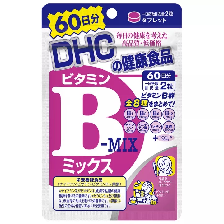 Thực phẩm bảo vệ sức khỏe DHC VITAMIN B MIX (60 ngày) - Dạng viên uống hỗ trợ bổ sung vitamin nhóm B