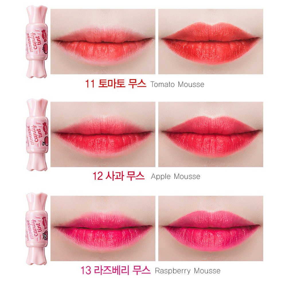 [Hcm]Son Kẹo Kem Lì The Saem Saemmul Mousse Candy Tint