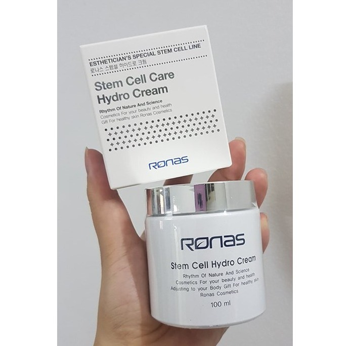 [HCM]Kem Tế Bào Gốc Dưỡng Ẩm Da Mặt Ronas Stem Cell Care Hydro Cream 100ml Hàn Quốc date xa