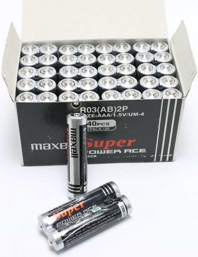 [HCM]Bộ 4 pin tiểu AAA 1.5V Maxell Super Power Ace Black R03 AB 2P - AAA 1.5V Maxell 4V chất lượng đ