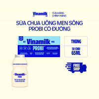 [CHỈ GIAO TRONG BÁN KÍNH 15KM] Thùng 50 Chai sữa chua uống Probi Có Đường 65ml Yaourt
