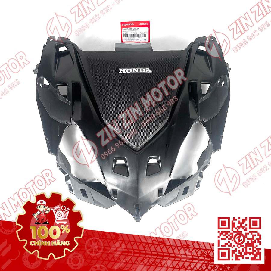 Nhựa Nhám Ốp Mặt Nạ Trước Winner X V3 2022+ Winner X V2 2019+ RS150 V3 64300-K2P-V60ZA 64300-K56-V50