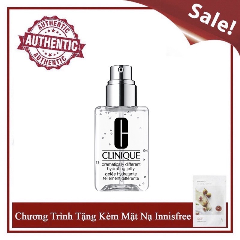 [Hcm][Chính Hãng] Clinique Dramatically Different Hydrating Jelly - Gel Dưỡng Ẩm Tuyệt Đối Trong Suốt Cho Da