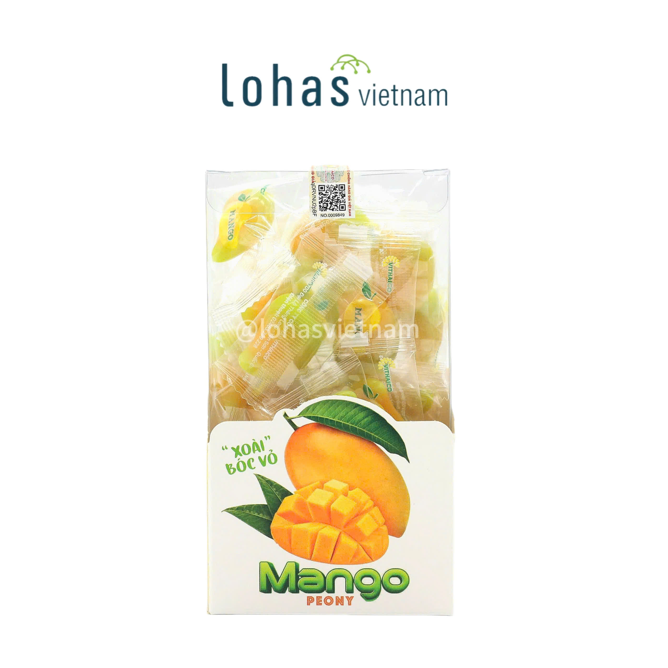 Kẹo dẻo xoài bóc vỏ 150g (vị xoài xanh) vietthai