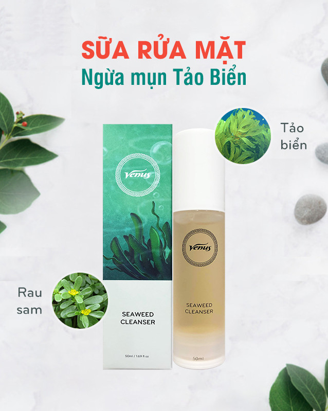 Sữa Rửa Mặt Tảo Biển Venus 50Ml