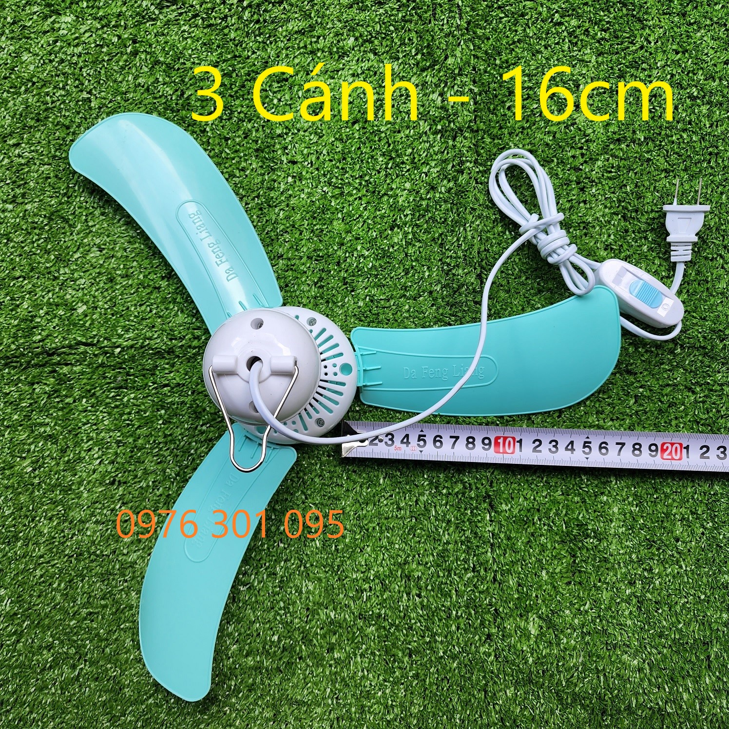 Quạt Trần MINI 3 cánh 20cm Quạt Trần Quạt Mùng Quạt Đuổi Ruồi Muỗi